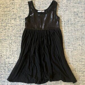 Sister Sam Black Sequin dress, size 10